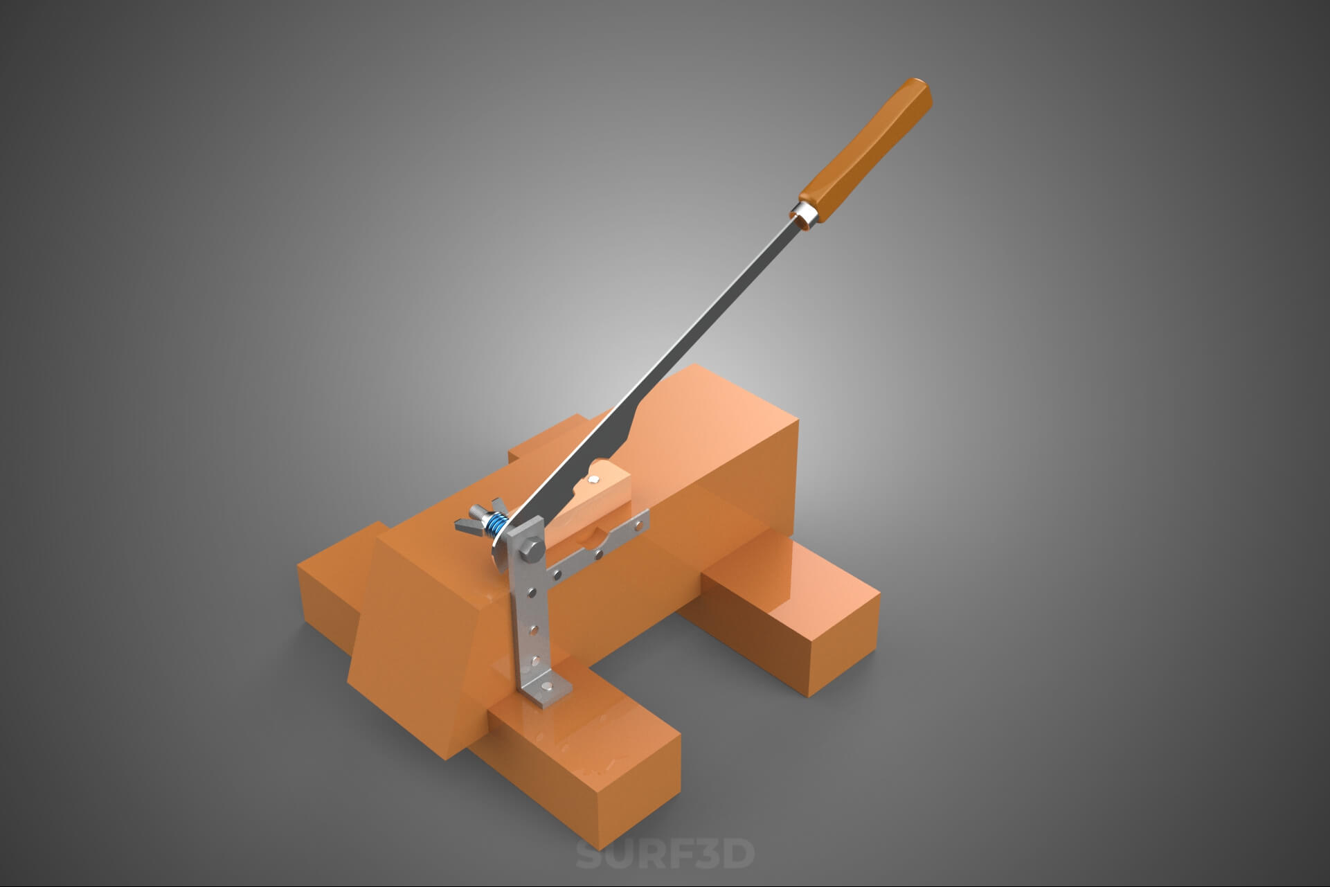 Manual Cashew Nut Sheller Peeler Husker Peeling Machine Tool 3D Model