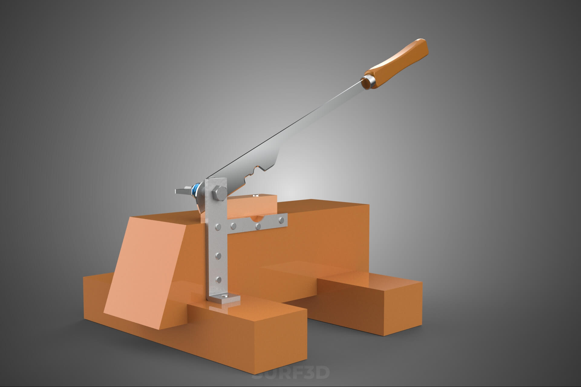 Manual Cashew Nut Sheller Peeler Husker Peeling Machine Tool 3D Model
