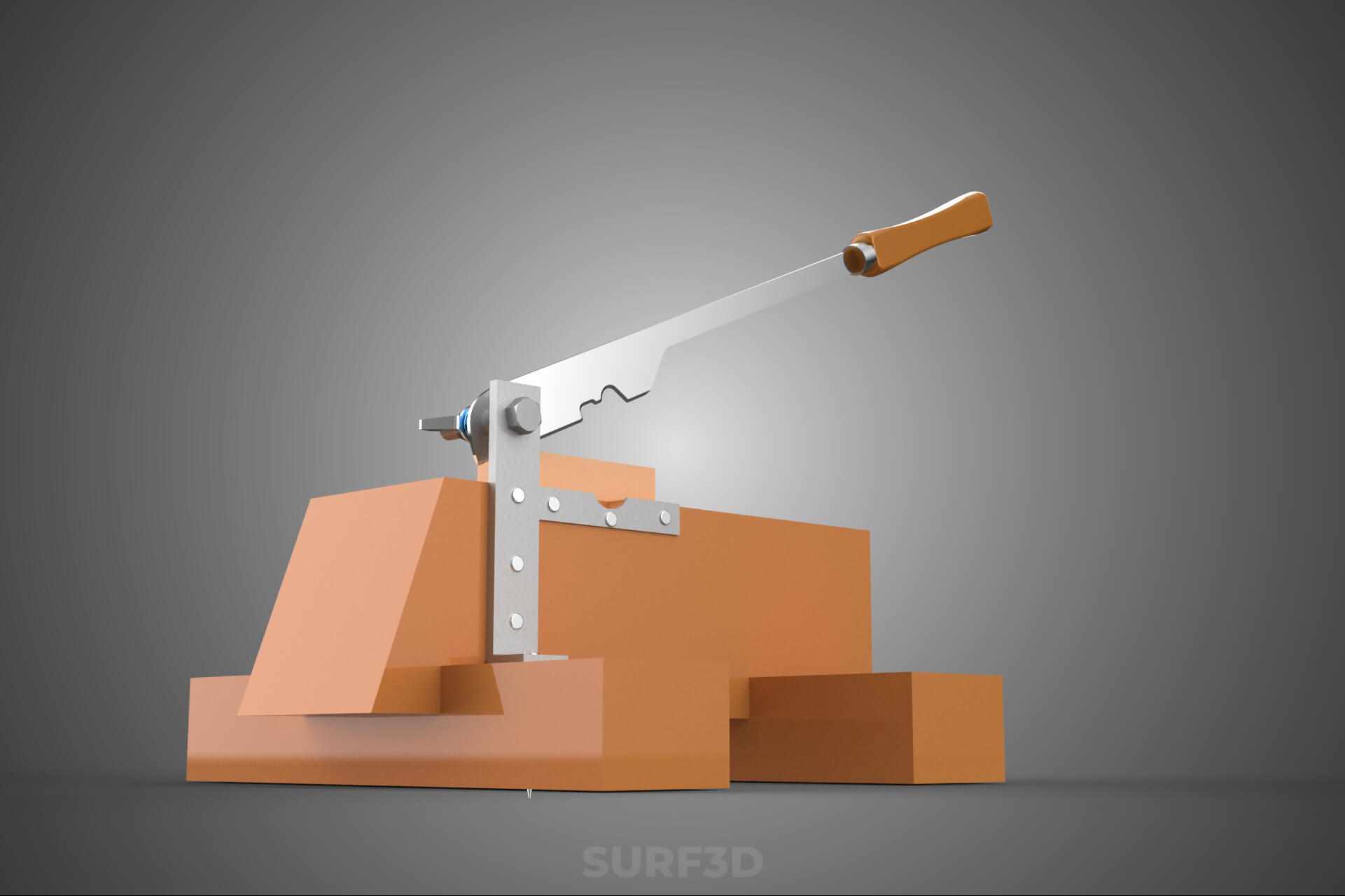 Manual Cashew Nut Sheller Peeler Husker Peeling Machine Tool 3D Model
