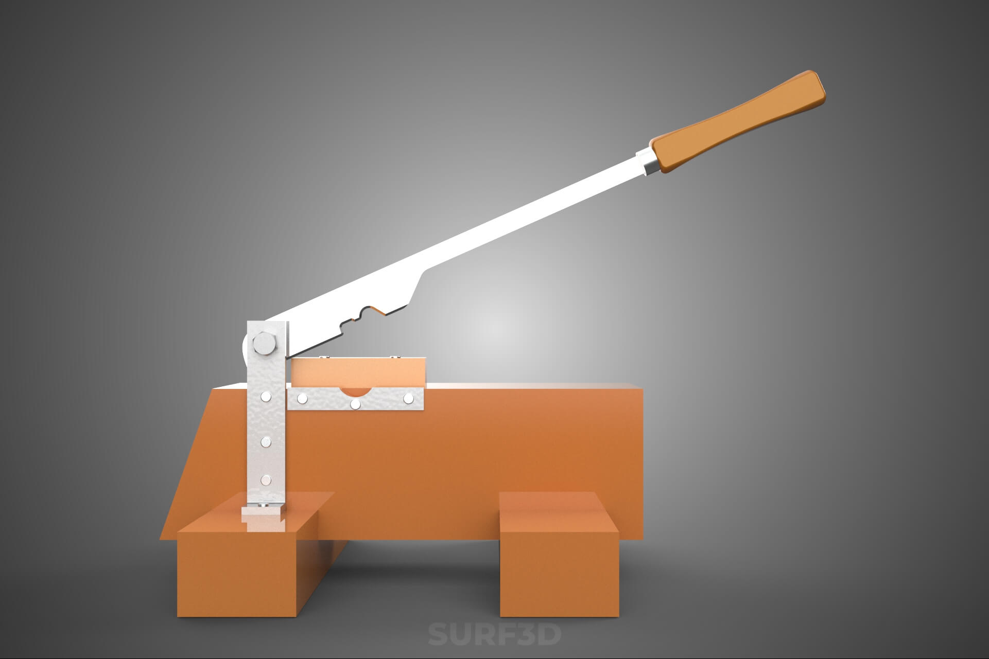 Manual Cashew Nut Sheller Peeler Husker Peeling Machine Tool 3D Model