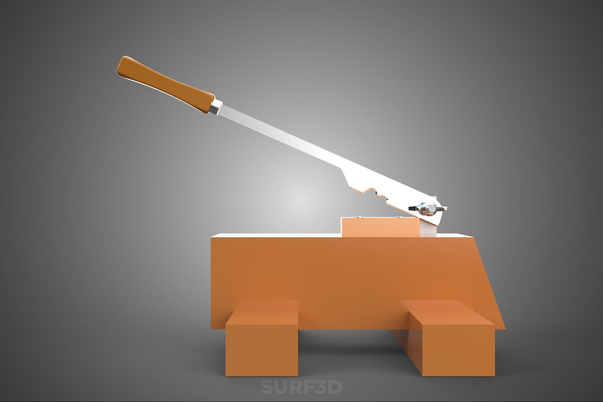 Manual Cashew Nut Sheller Peeler Husker Peeling Machine Tool 3D Model