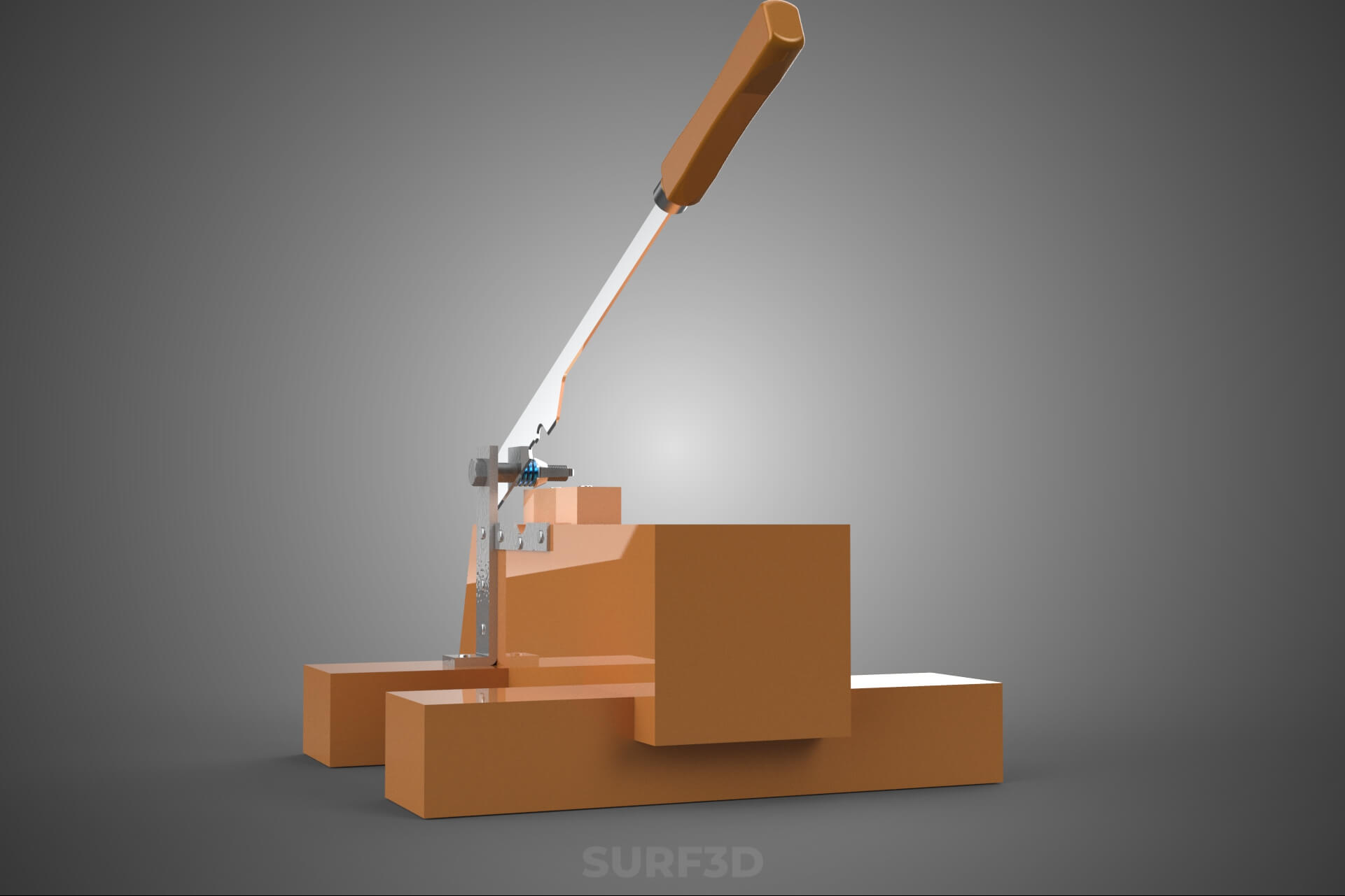 Manual Cashew Nut Sheller Peeler Husker Peeling Machine Tool 3D Model