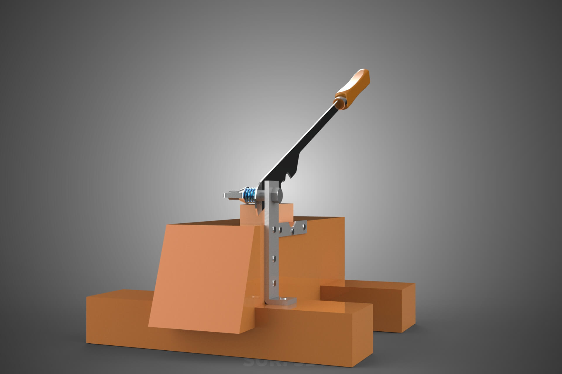 Manual Cashew Nut Sheller Peeler Husker Peeling Machine Tool 3D Model