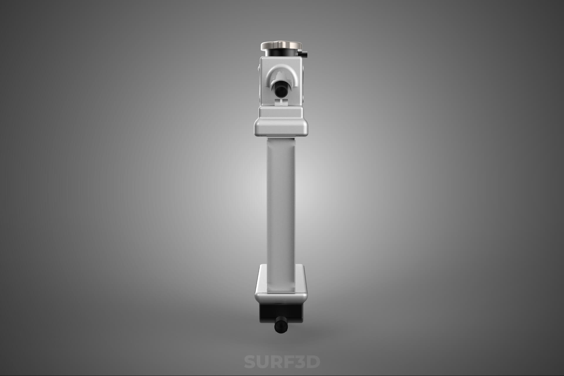 Motorbike Radiator Fin Vehicle Engine Liquid Cooling System 3D Model