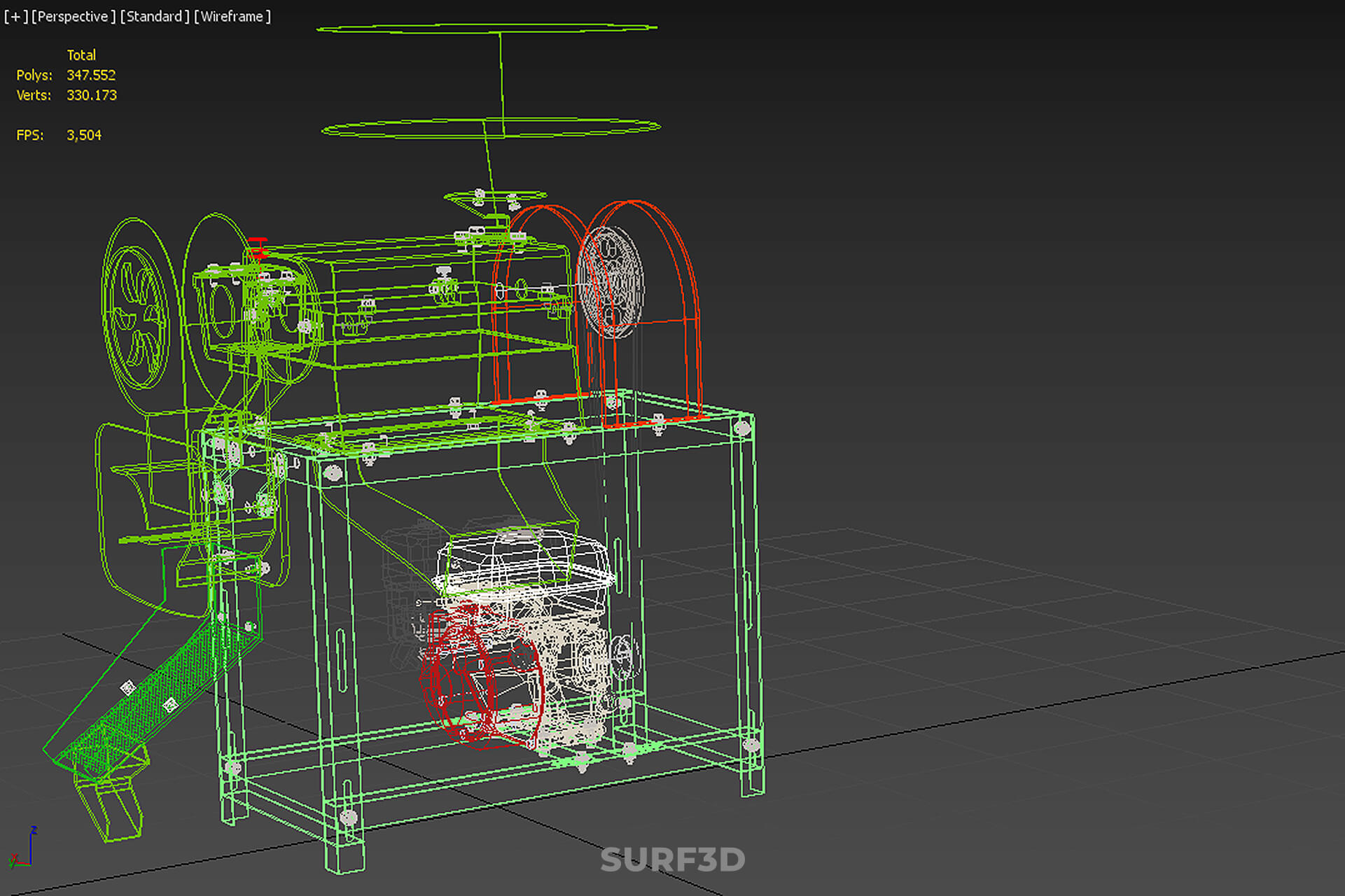 Paddy Rice Mill Milling Peeler Husk Huller Polisher Machine 3D Model