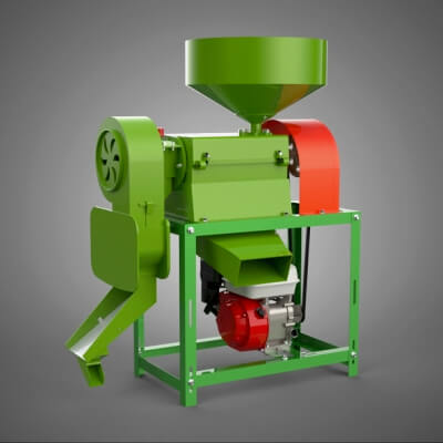 Paddy Rice Mill Milling Peeler Husk Huller Polisher Machine