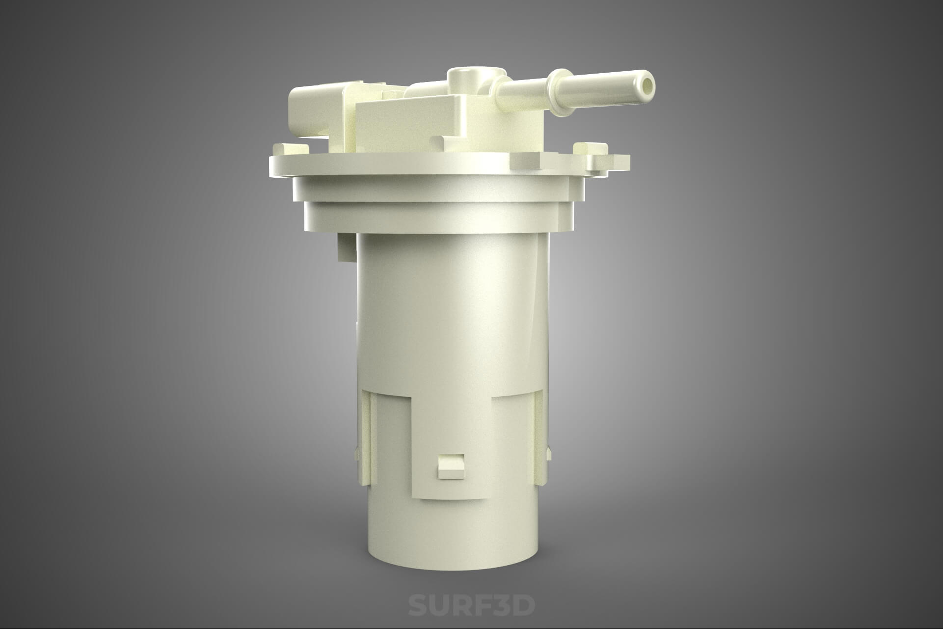Plastic Fuel Pump Housing Tank Filter Engine Injection Gas 3D Model