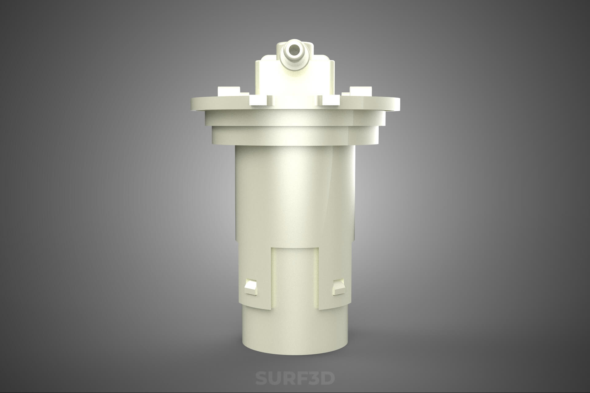 Plastic Fuel Pump Housing Tank Filter Engine Injection Gas 3D Model