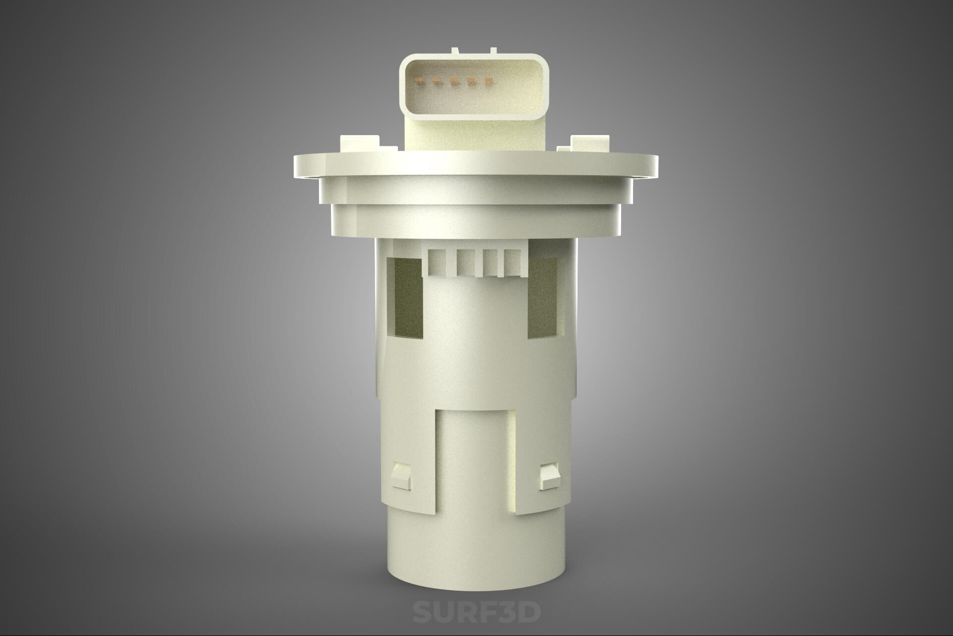 Plastic Fuel Pump Housing Tank Filter Engine Injection Gas 3D Model