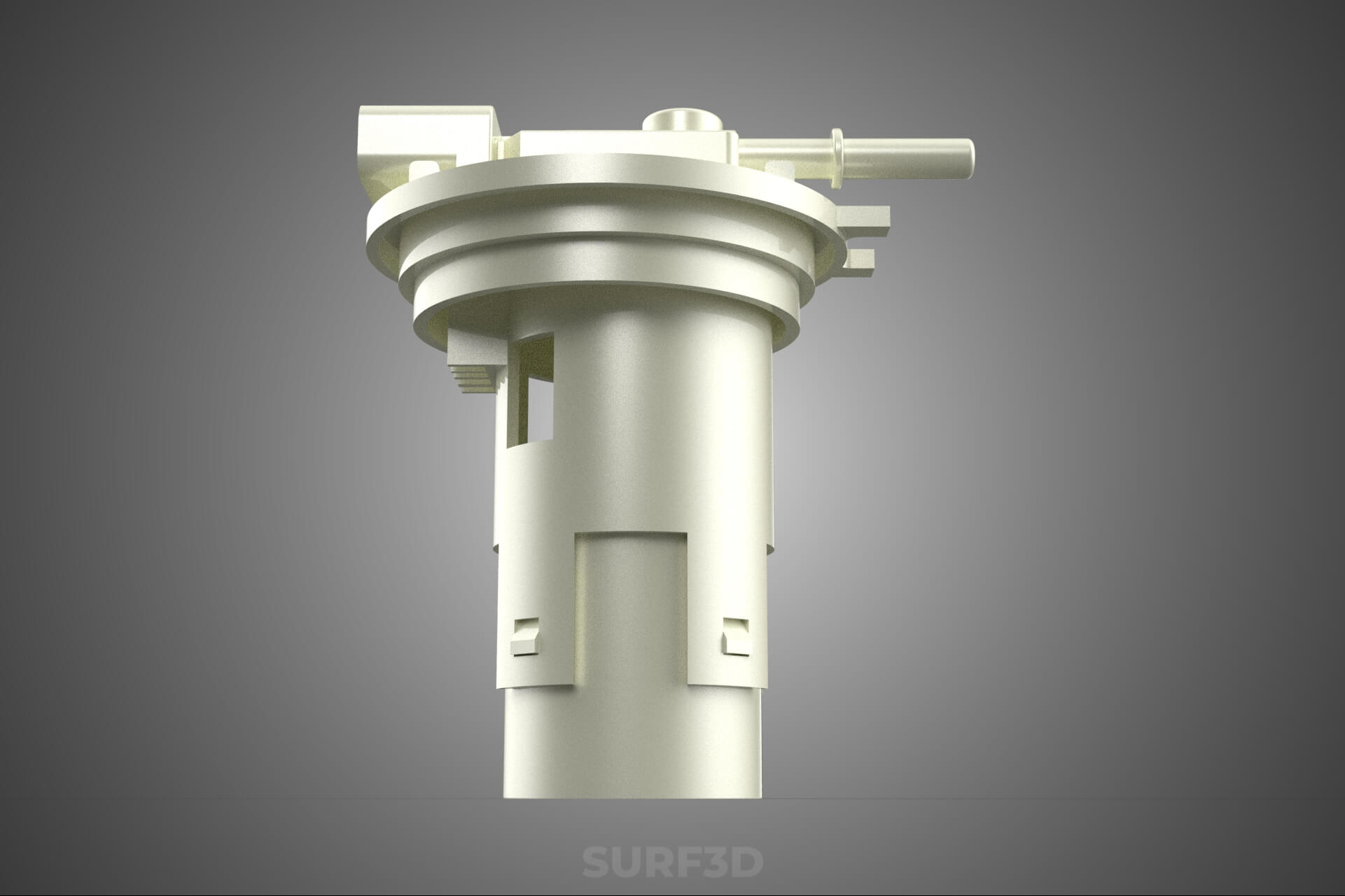 Plastic Fuel Pump Housing Tank Filter Engine Injection Gas 3D Model
