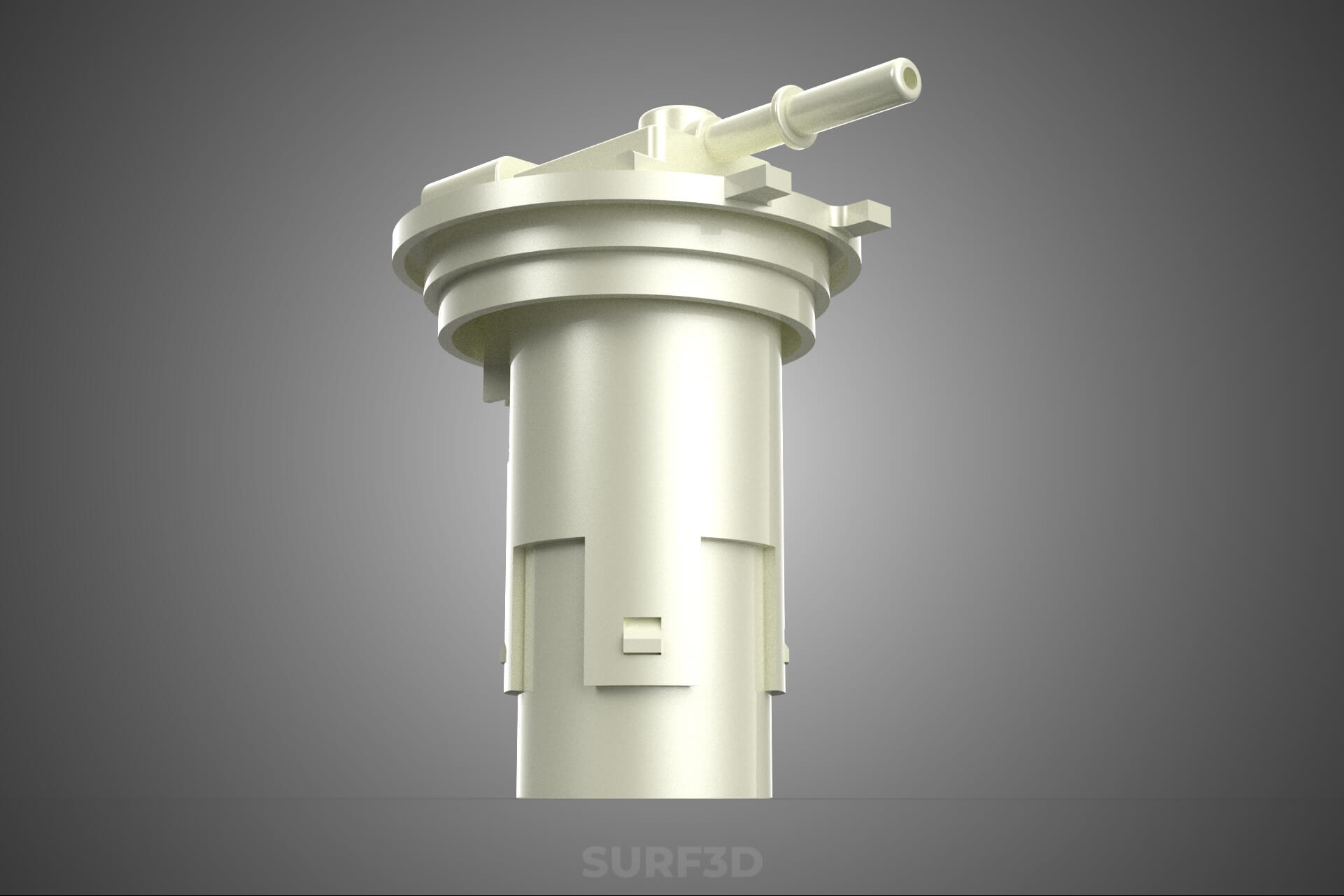 Plastic Fuel Pump Housing Tank Filter Engine Injection Gas 3D Model