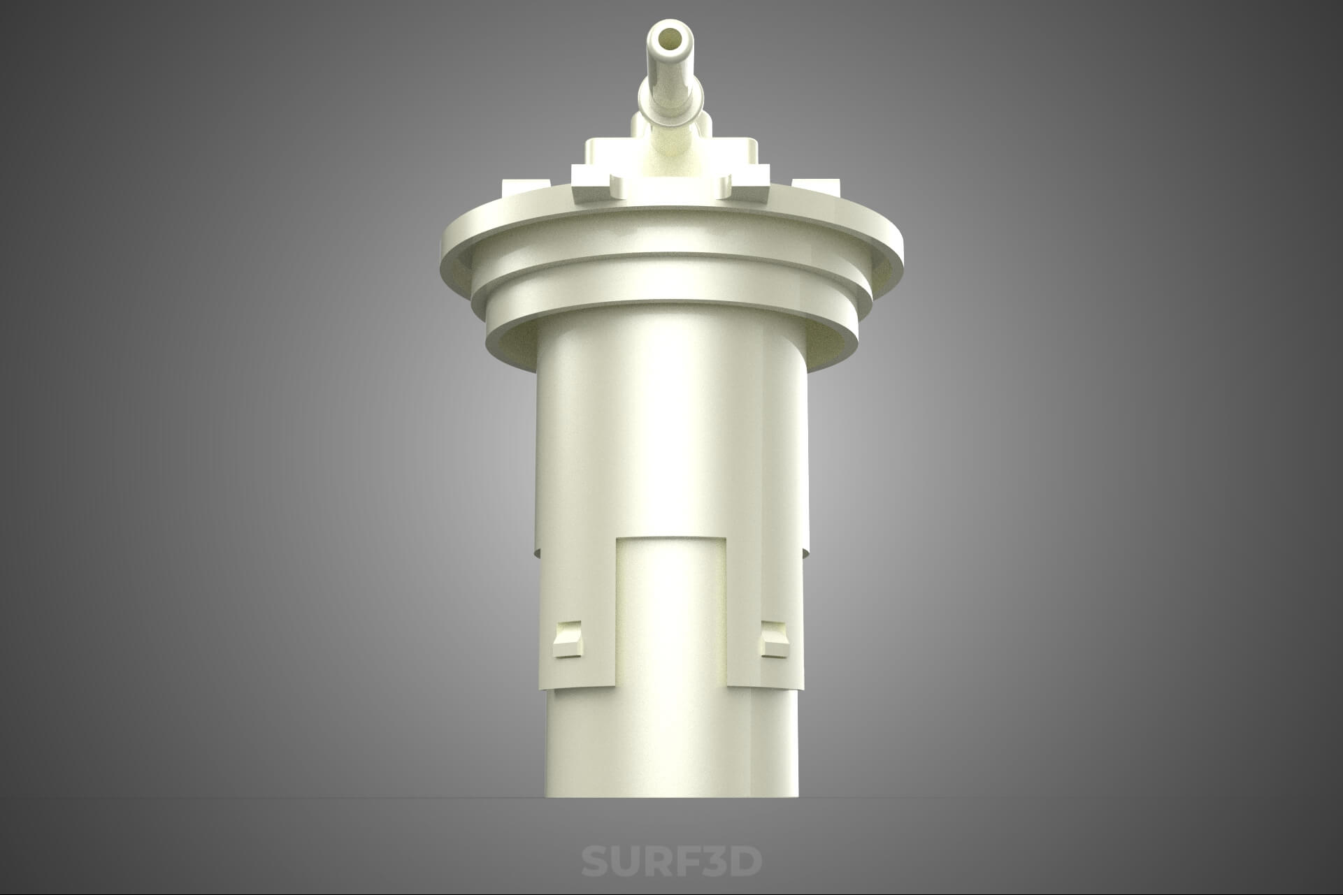 Plastic Fuel Pump Housing Tank Filter Engine Injection Gas 3D Model