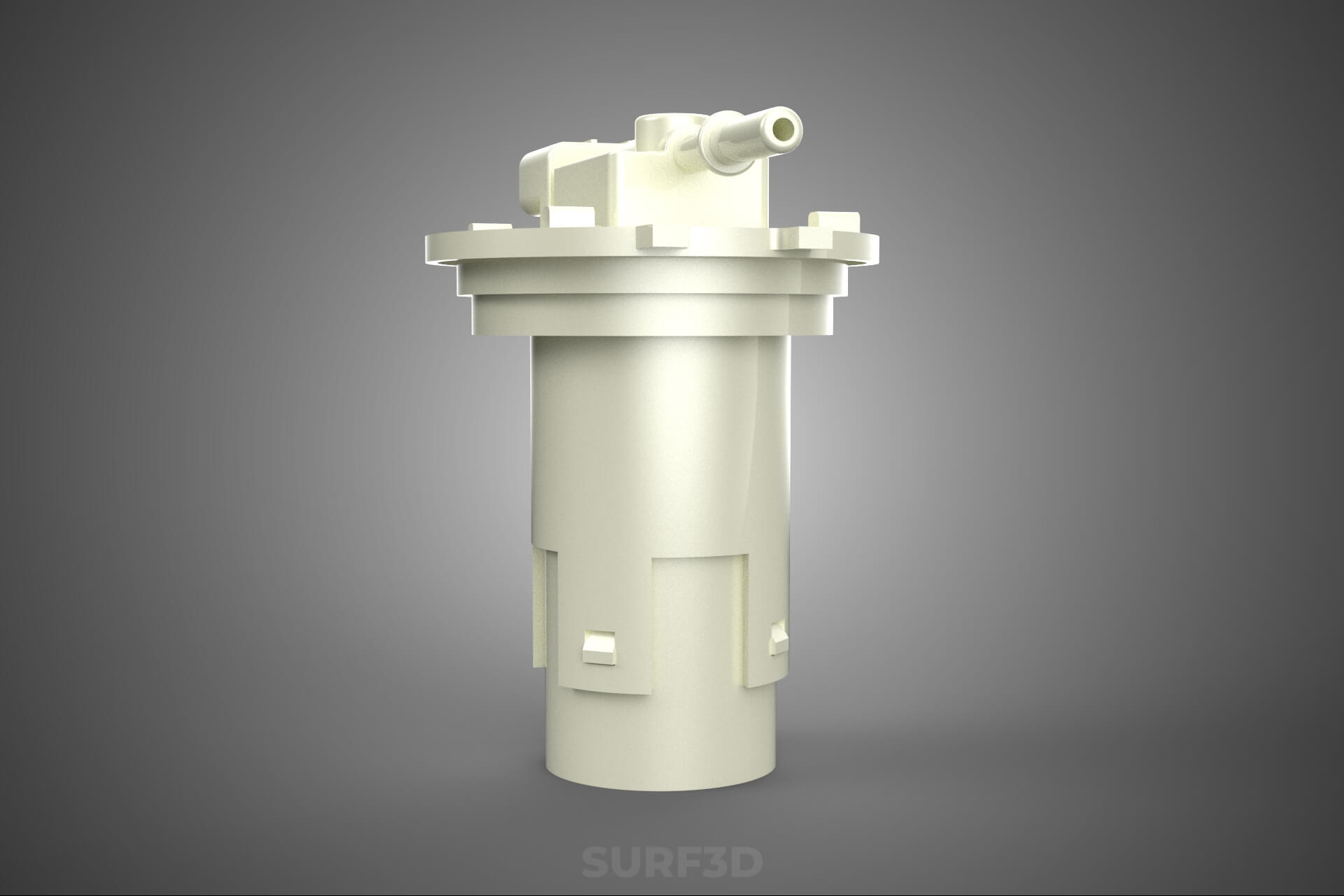 Plastic Fuel Pump Housing Tank Filter Engine Injection Gas 3D Model