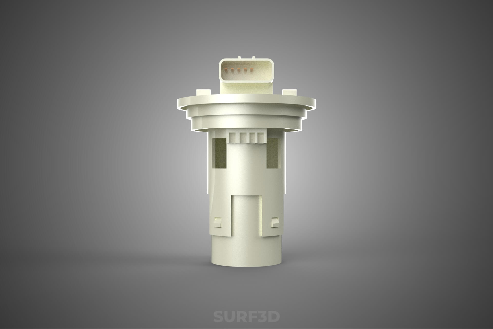 Plastic Fuel Pump Housing Tank Filter Engine Injection Gas 3D Model
