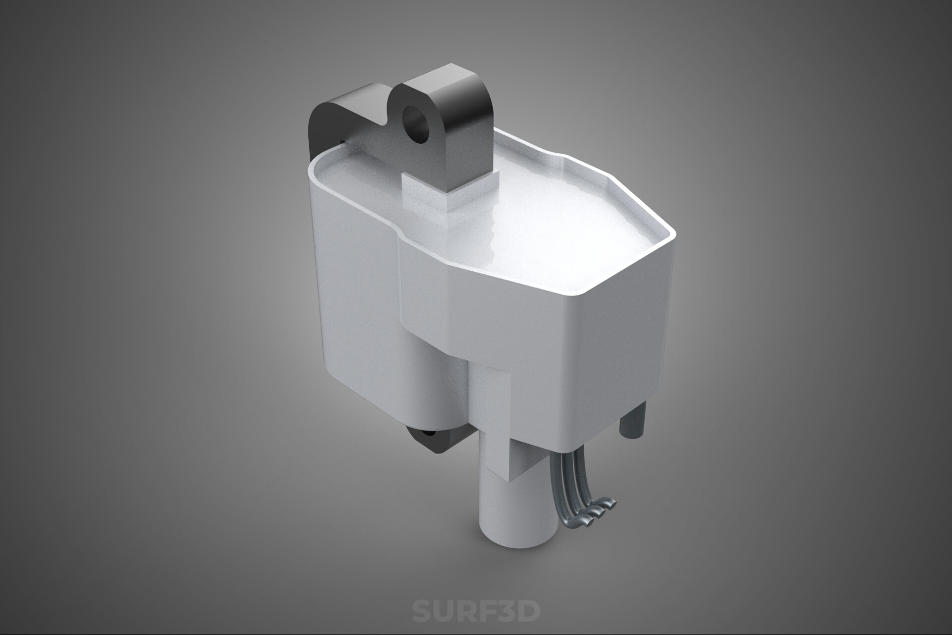 Standard Spark Plug Direct Ignition Coil Module Engine Power 3D Model