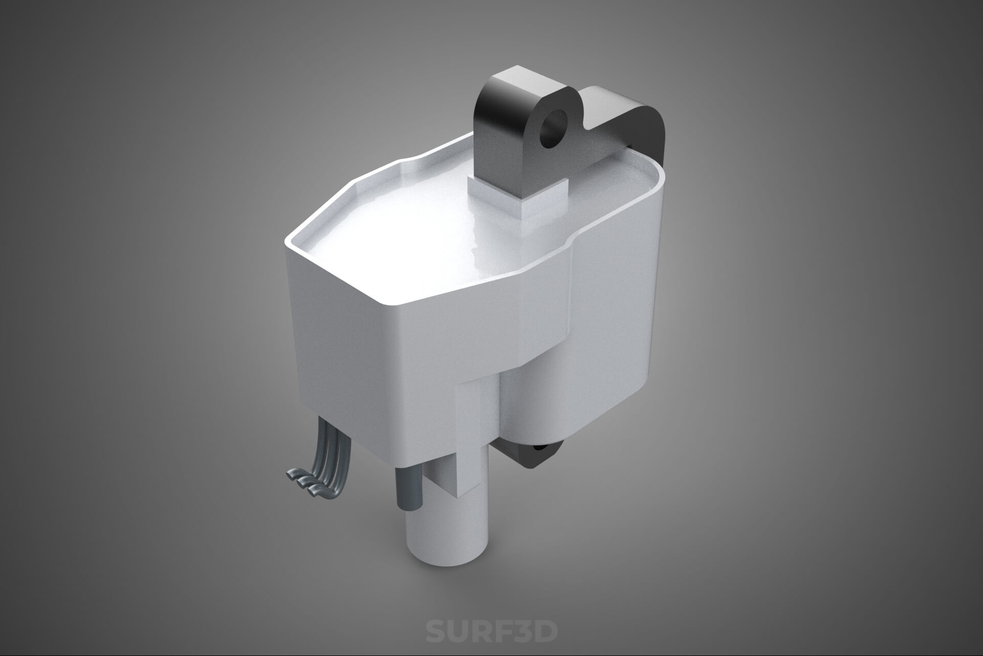 Standard Spark Plug Direct Ignition Coil Module Engine Power 3D Model