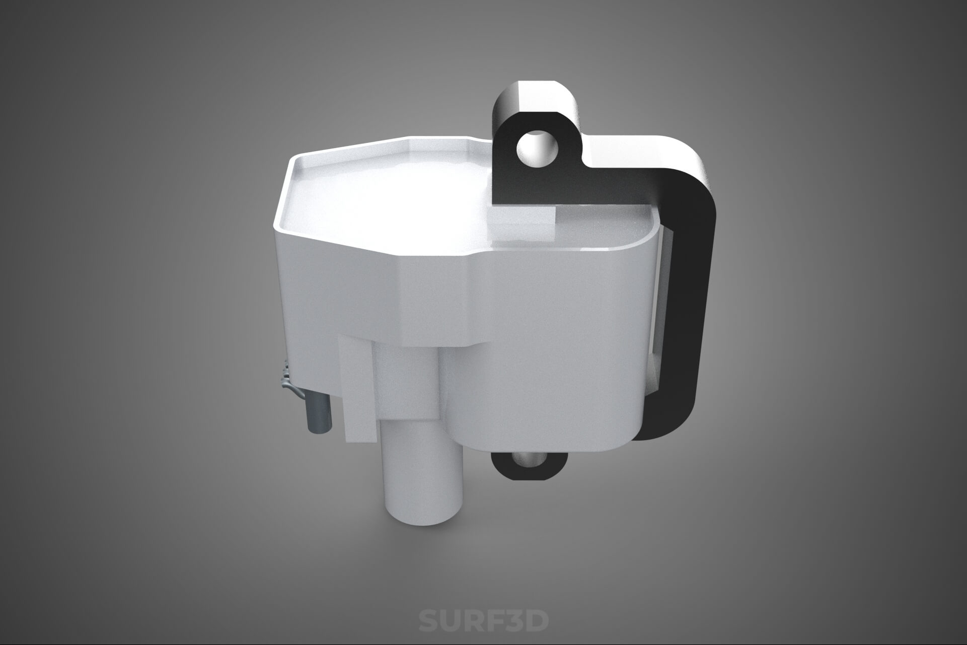 Standard Spark Plug Direct Ignition Coil Module Engine Power 3D Model