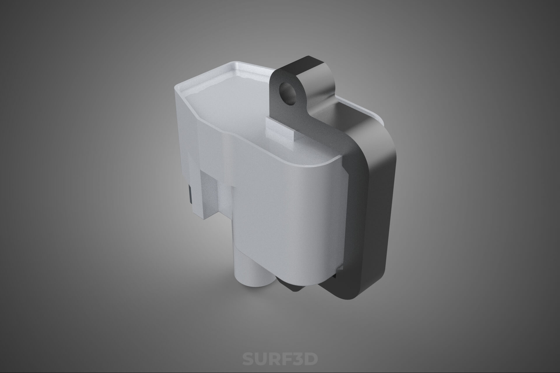 Standard Spark Plug Direct Ignition Coil Module Engine Power 3D Model