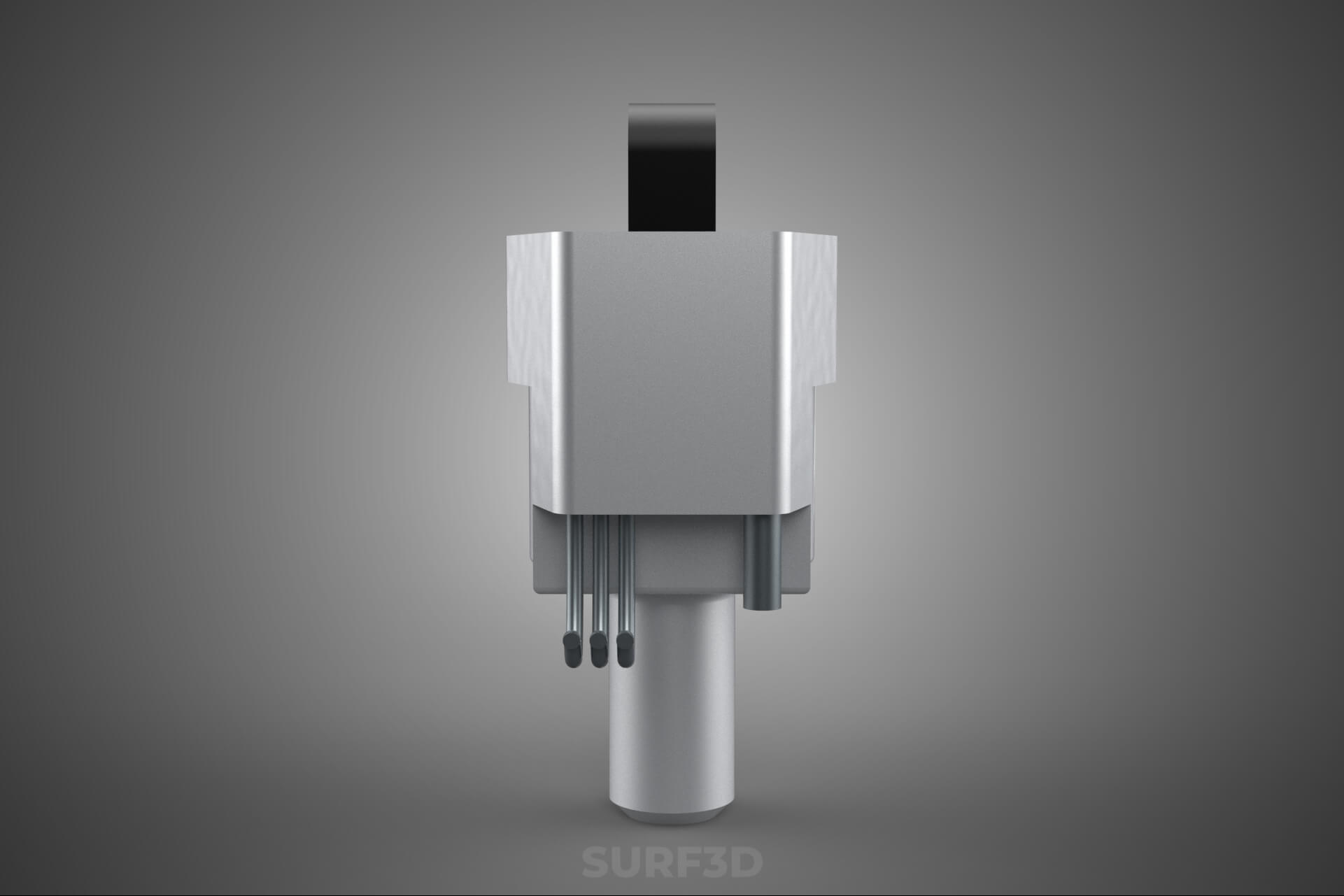 Standard Spark Plug Direct Ignition Coil Module Engine Power 3D Model