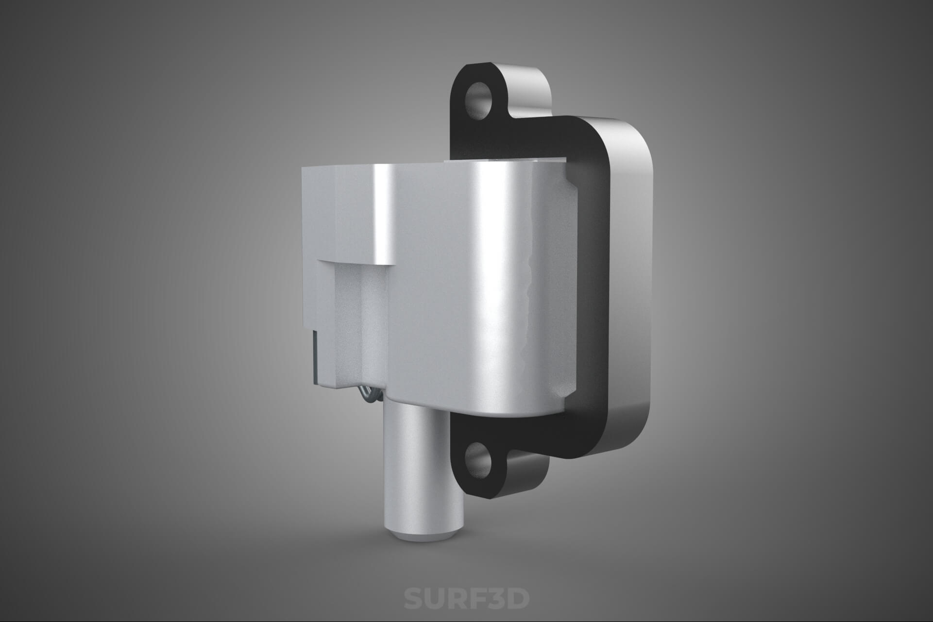 Standard Spark Plug Direct Ignition Coil Module Engine Power 3D Model