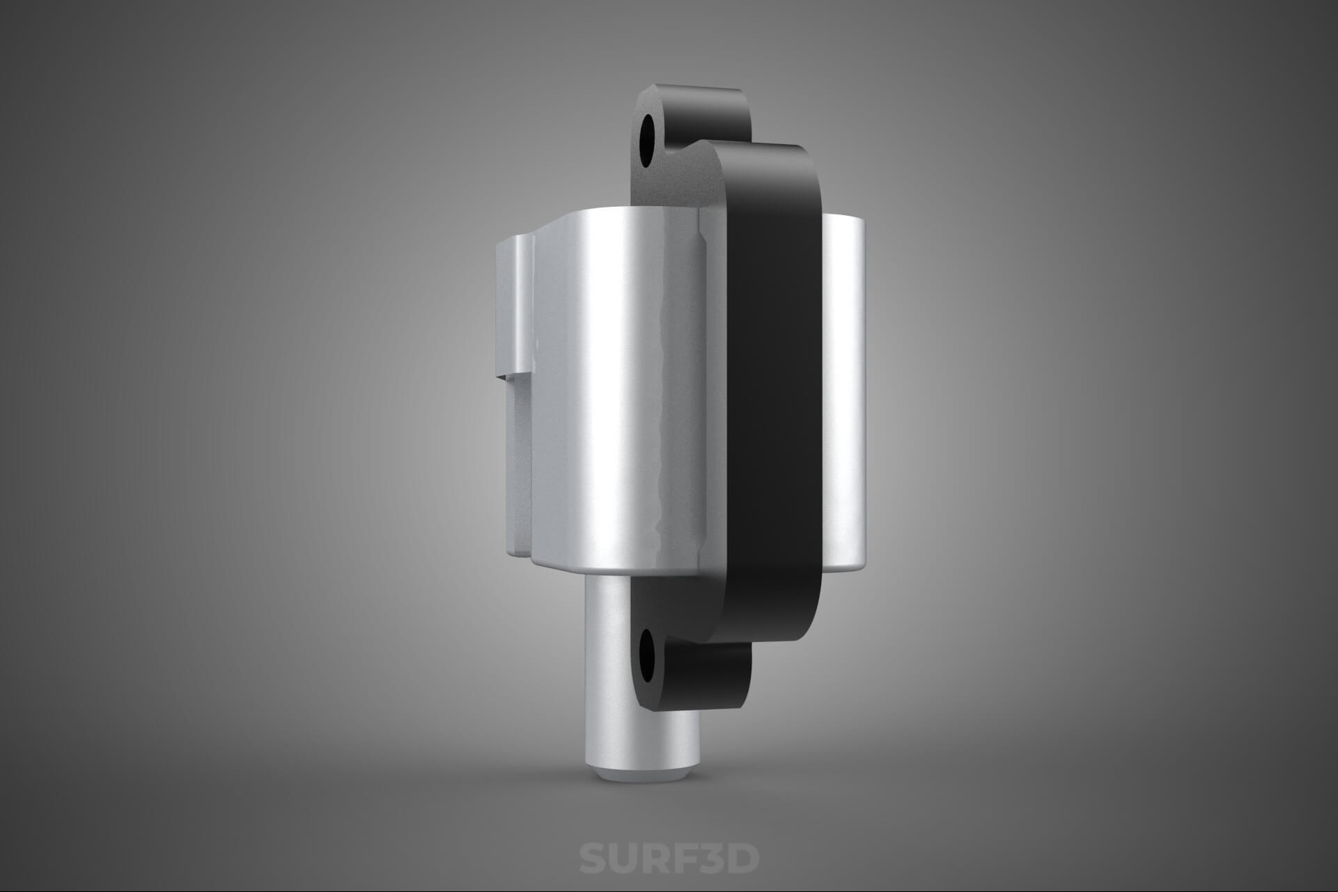 Standard Spark Plug Direct Ignition Coil Module Engine Power 3D Model