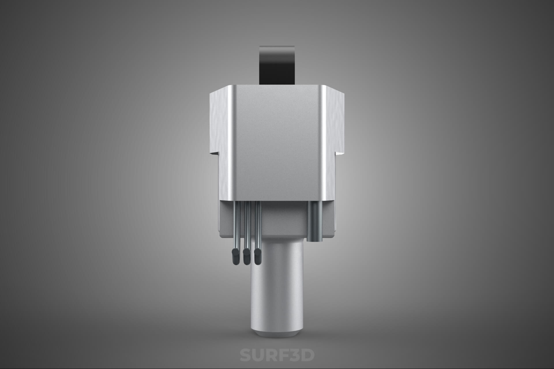 Standard Spark Plug Direct Ignition Coil Module Engine Power 3D Model
