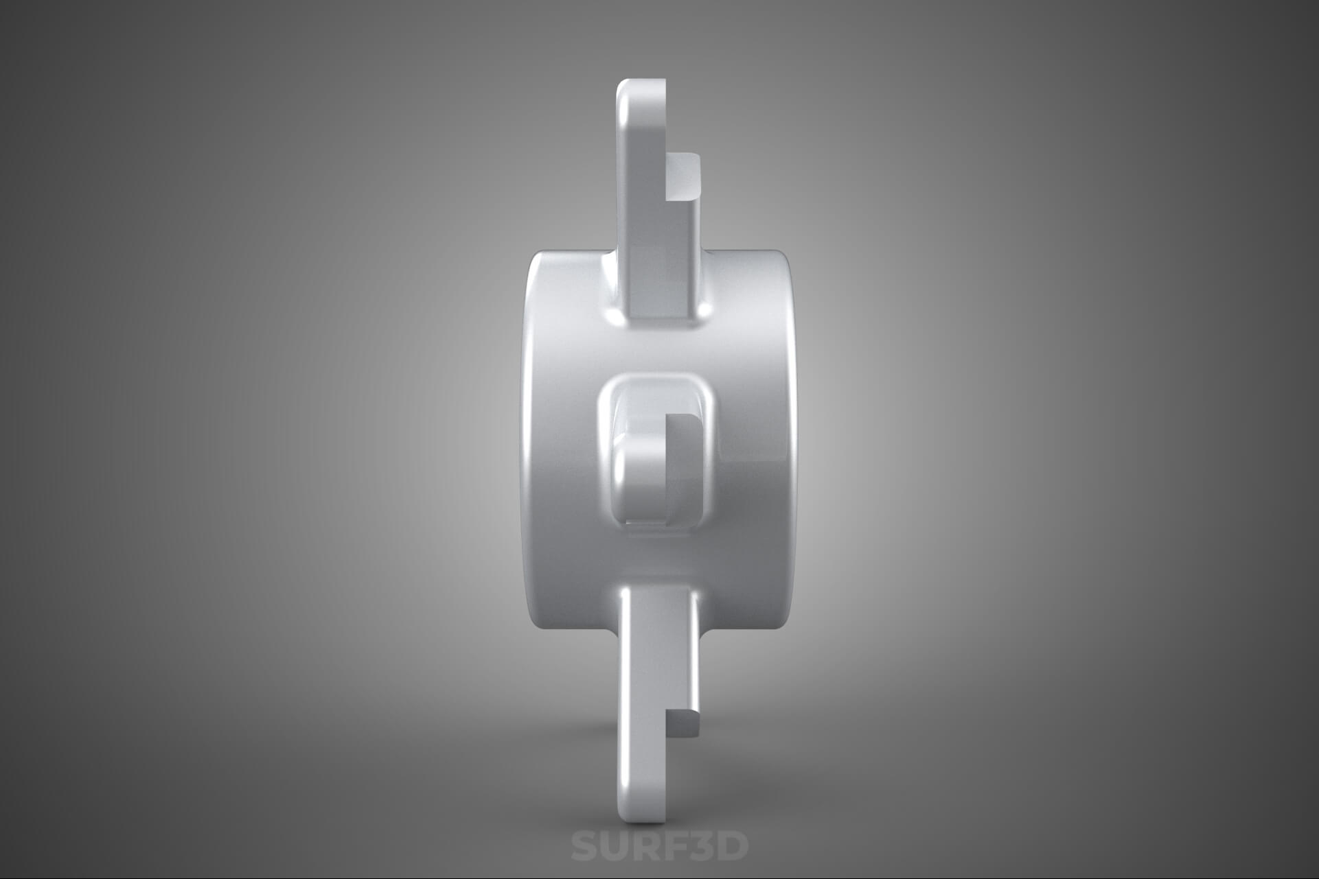 Star Flange Hub Mounting Bracket Sprocket Disc Carrier Spoke 3D Model