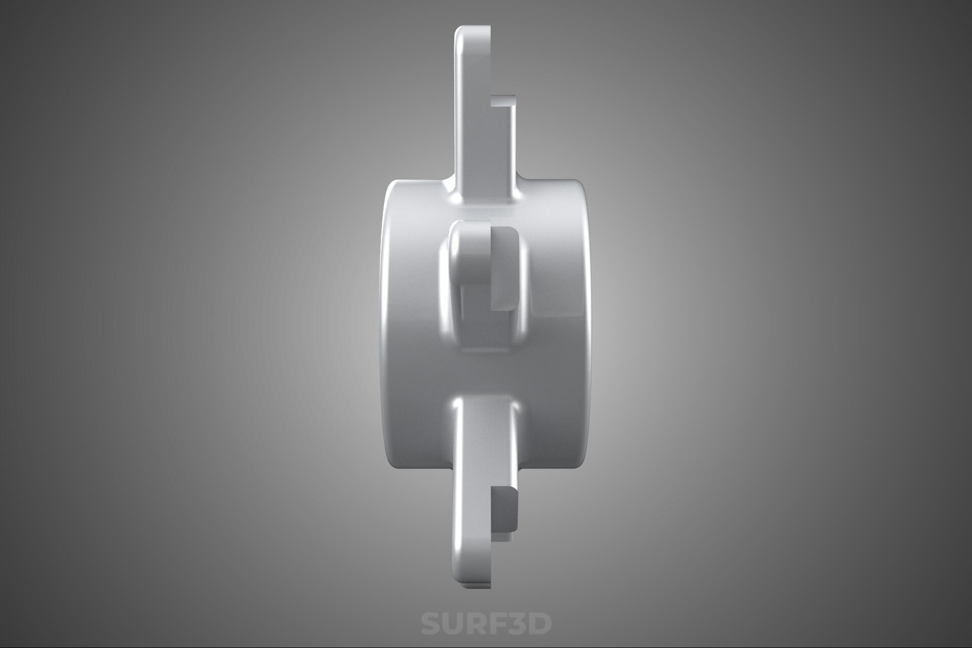 Star Flange Hub Mounting Bracket Sprocket Disc Carrier Spoke 3D Model