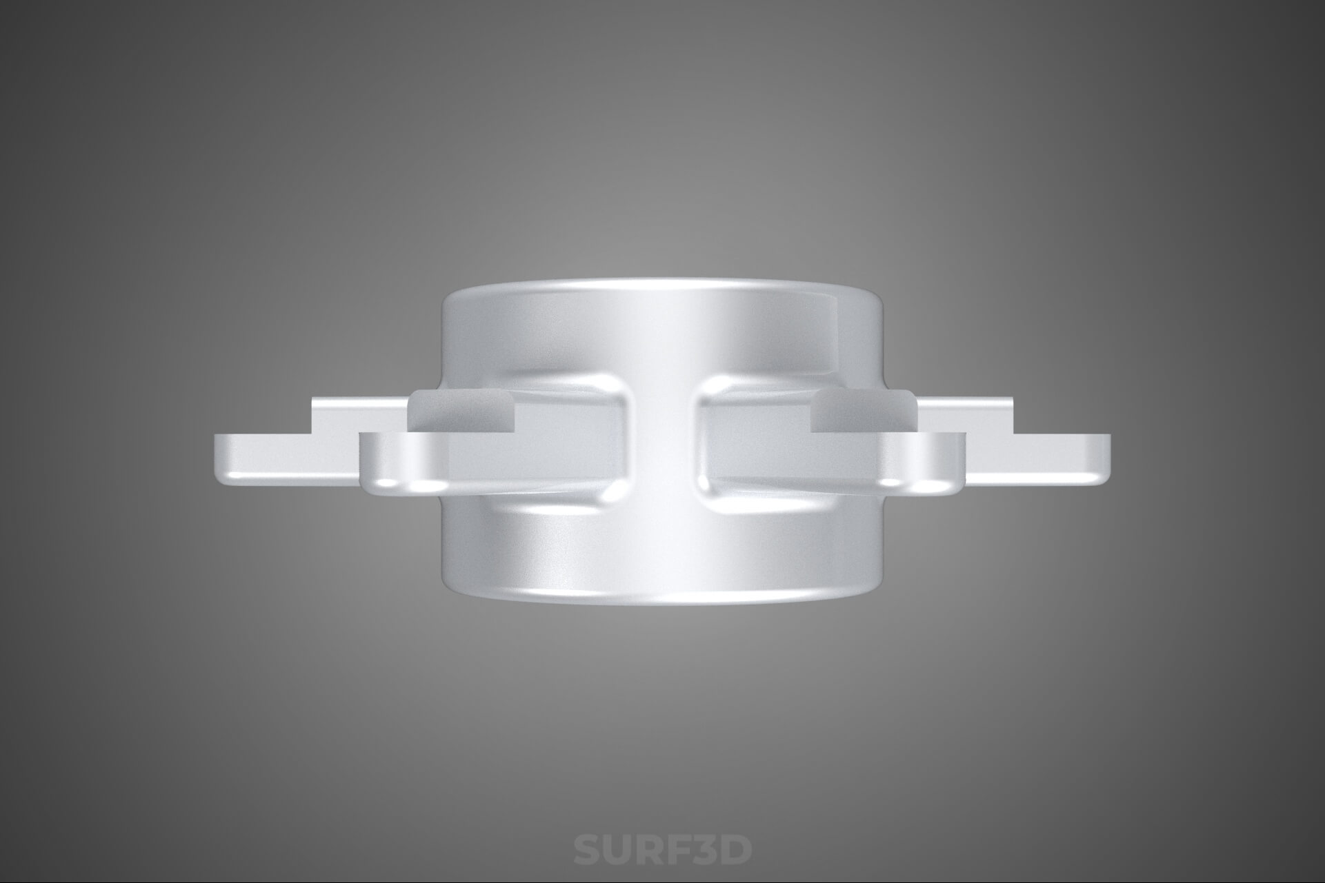Star Flange Hub Mounting Bracket Sprocket Disc Carrier Spoke 3D Model