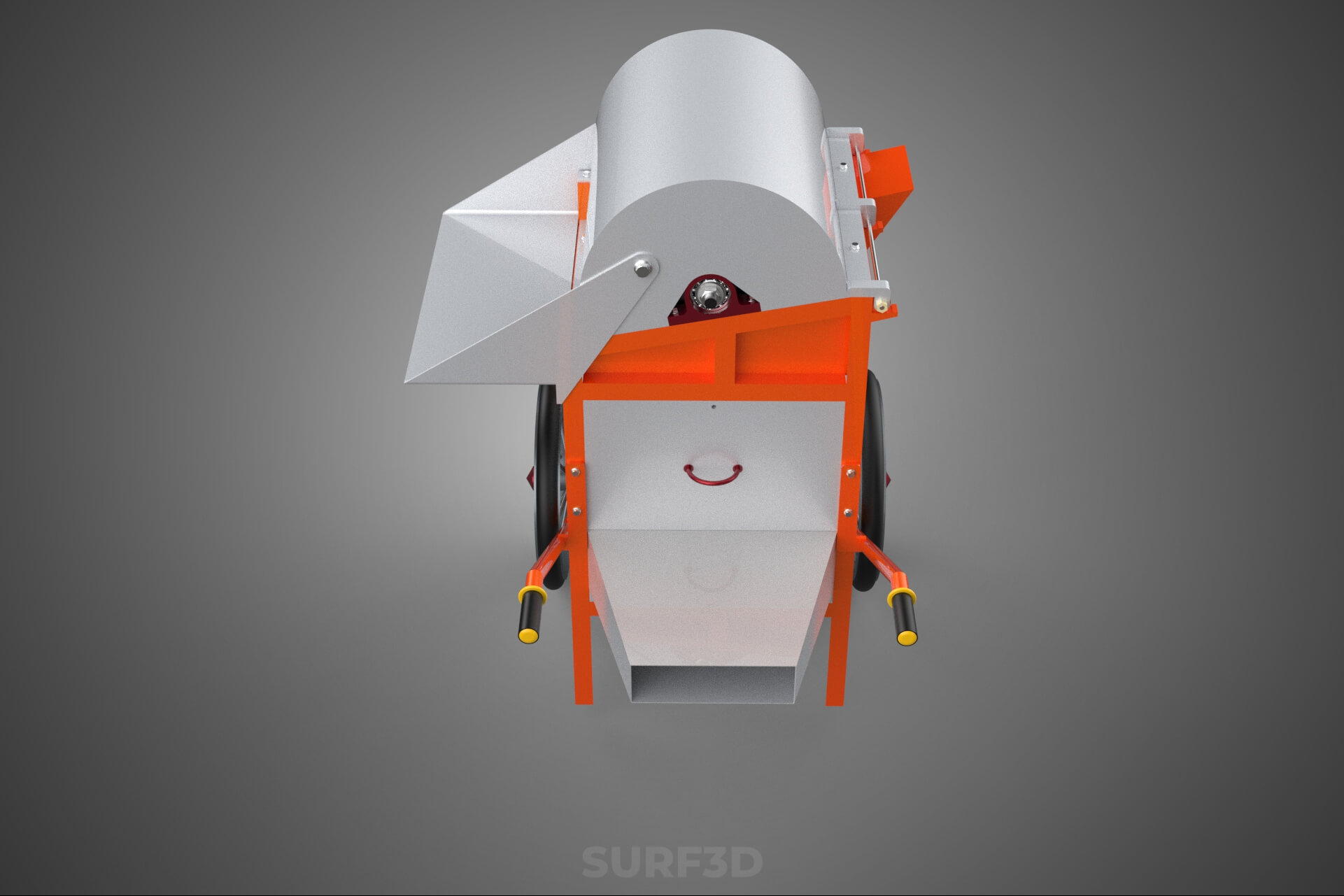 Thresher Threshing Separator Mill Machine Grain Paddy Wheat 3D Model