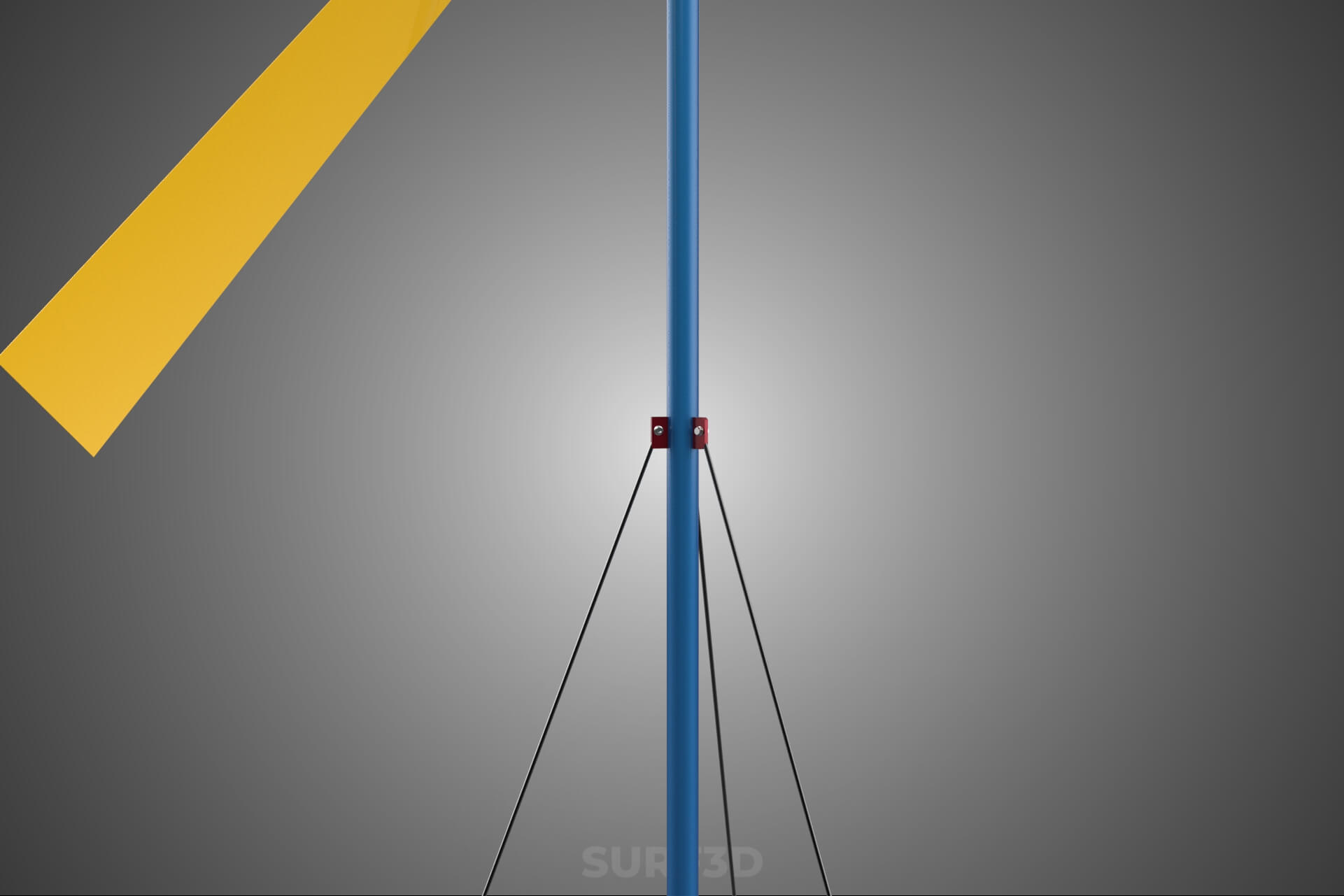 Wind Turbine Mill Generator Tower HAWT Horizontal Axis Vane 3D Model