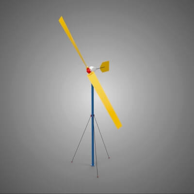 Wind Turbine Mill Generator Tower HAWT Horizontal Axis Vane