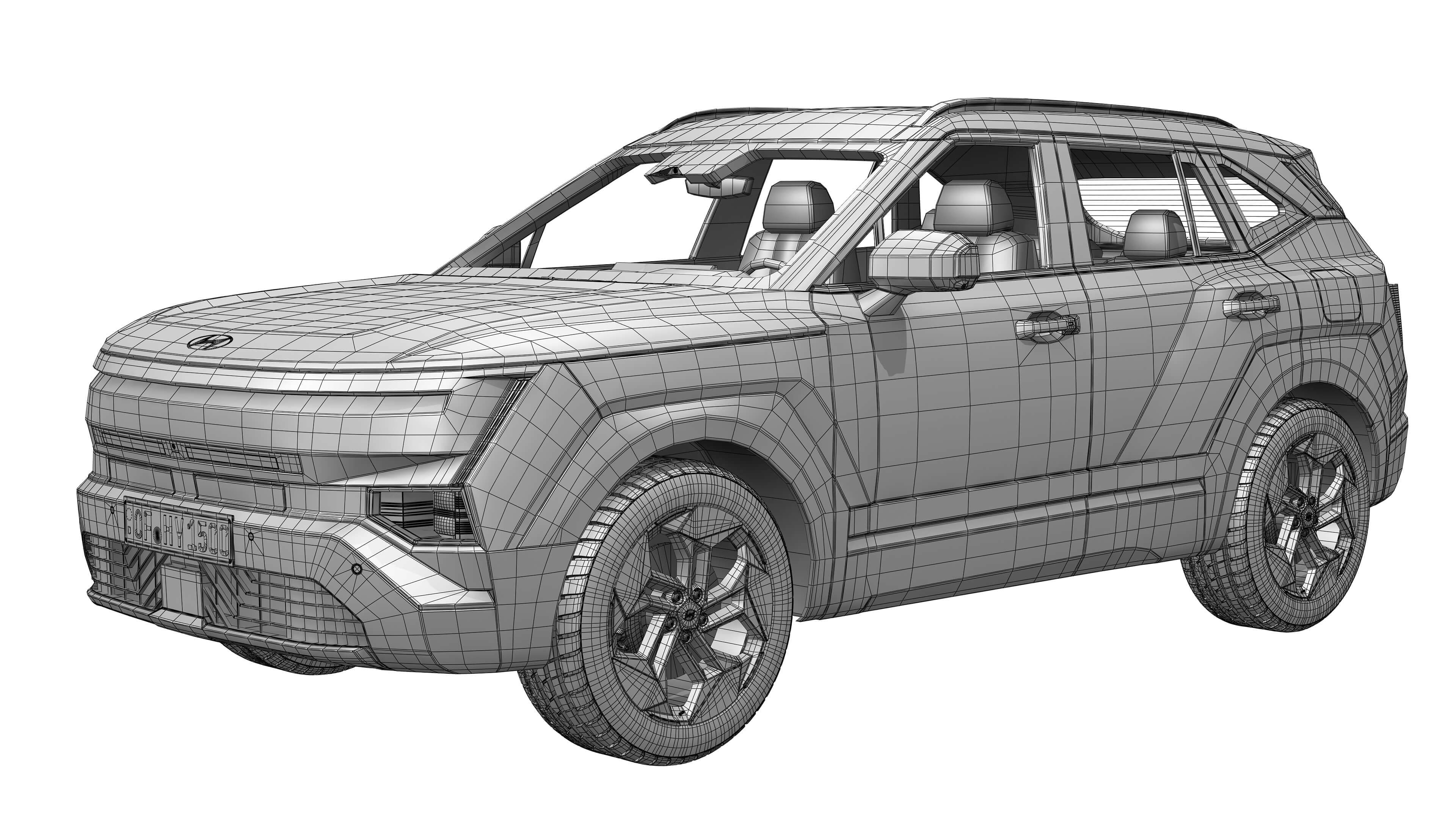 Hyundai Tucson 2027 3D Model