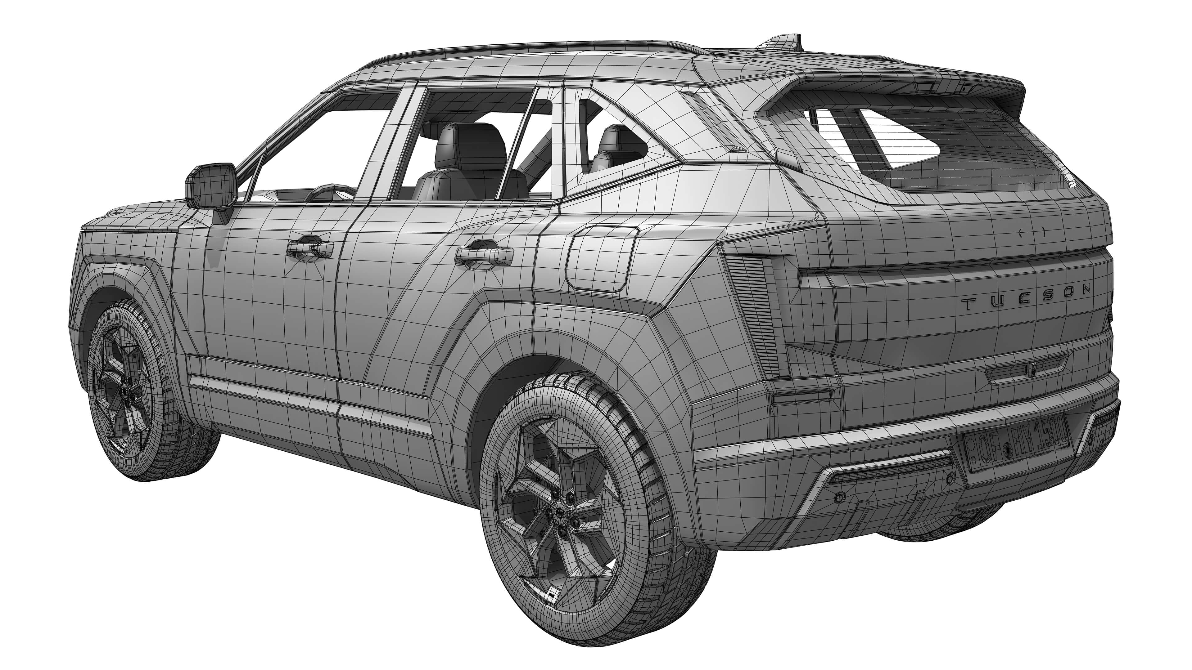 Hyundai Tucson 2027 3D Model