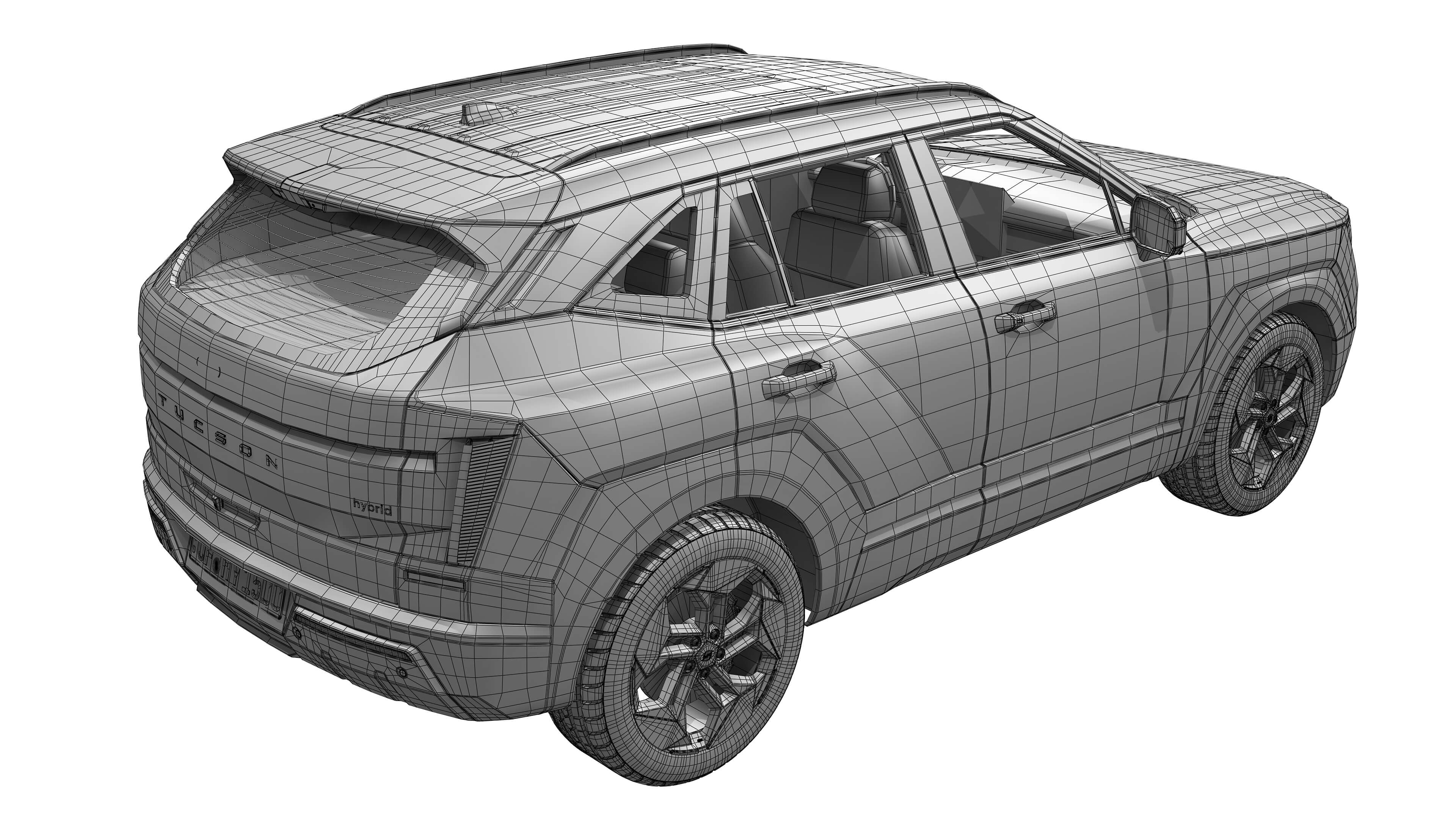 Hyundai Tucson 2027 3D Model