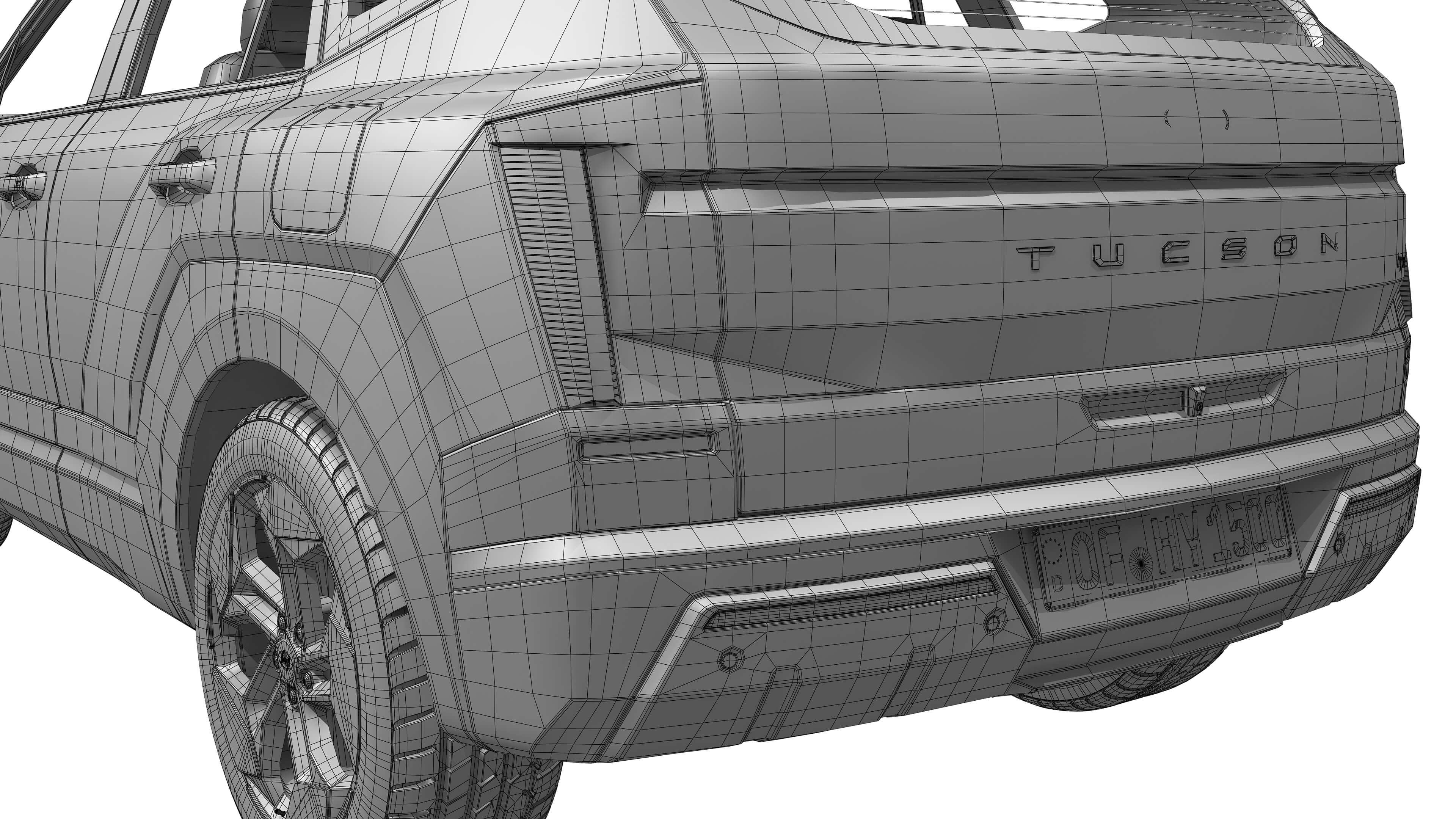 Hyundai Tucson 2027 3D Model