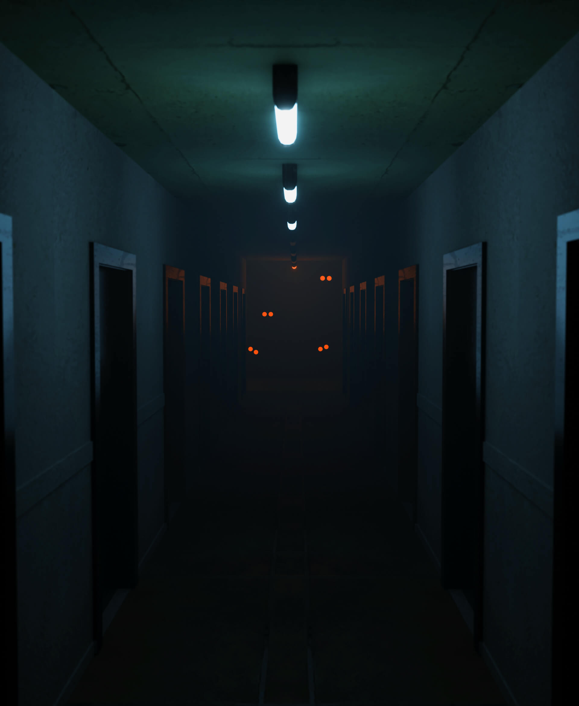 What Lies in the Dark 3D Render, Digital Artwork by swillG05