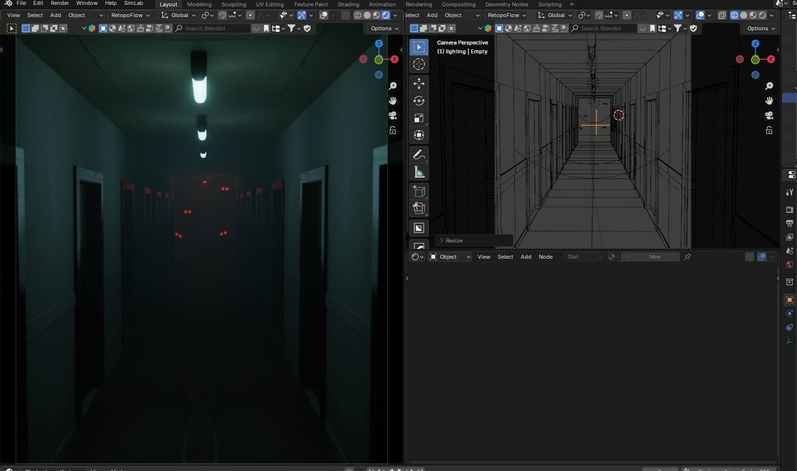 What Lies in the Dark 3D Render, Digital Artwork by swillG05