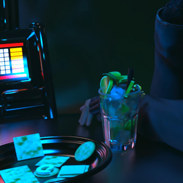 Drink and Crackers