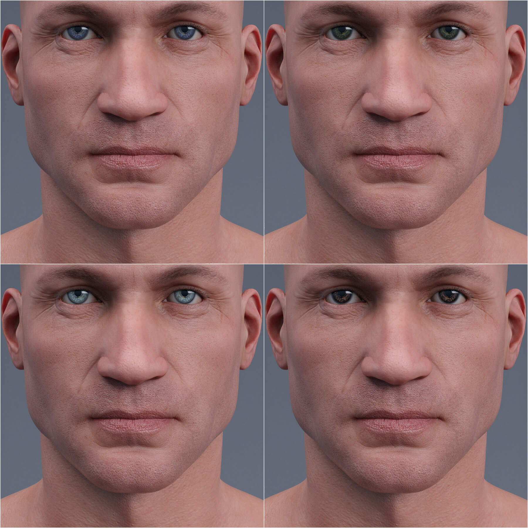 Carlos HD and his Expressions for G8/8.1M Daz Content