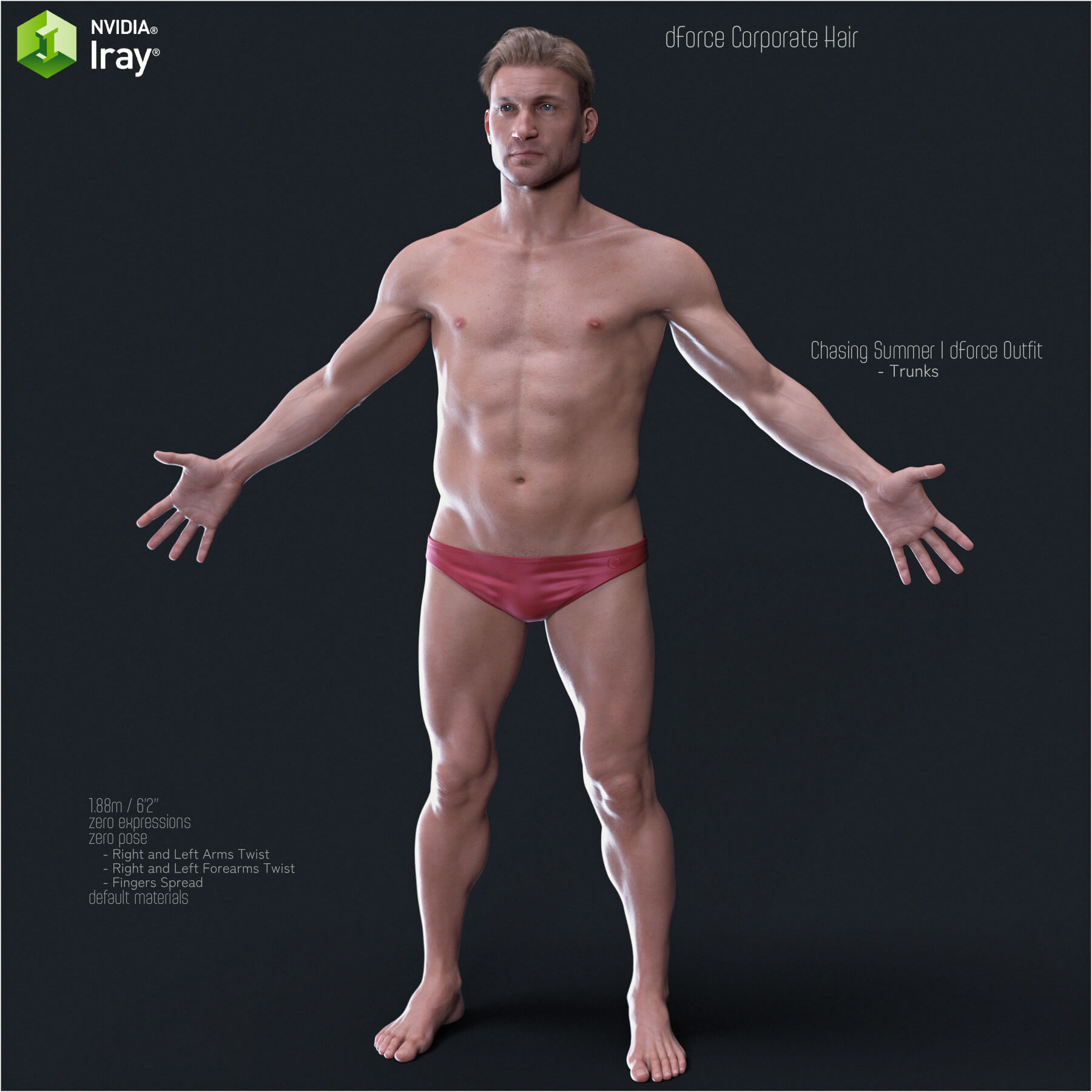 Carlos HD and his Expressions for G8/8.1M Daz Content