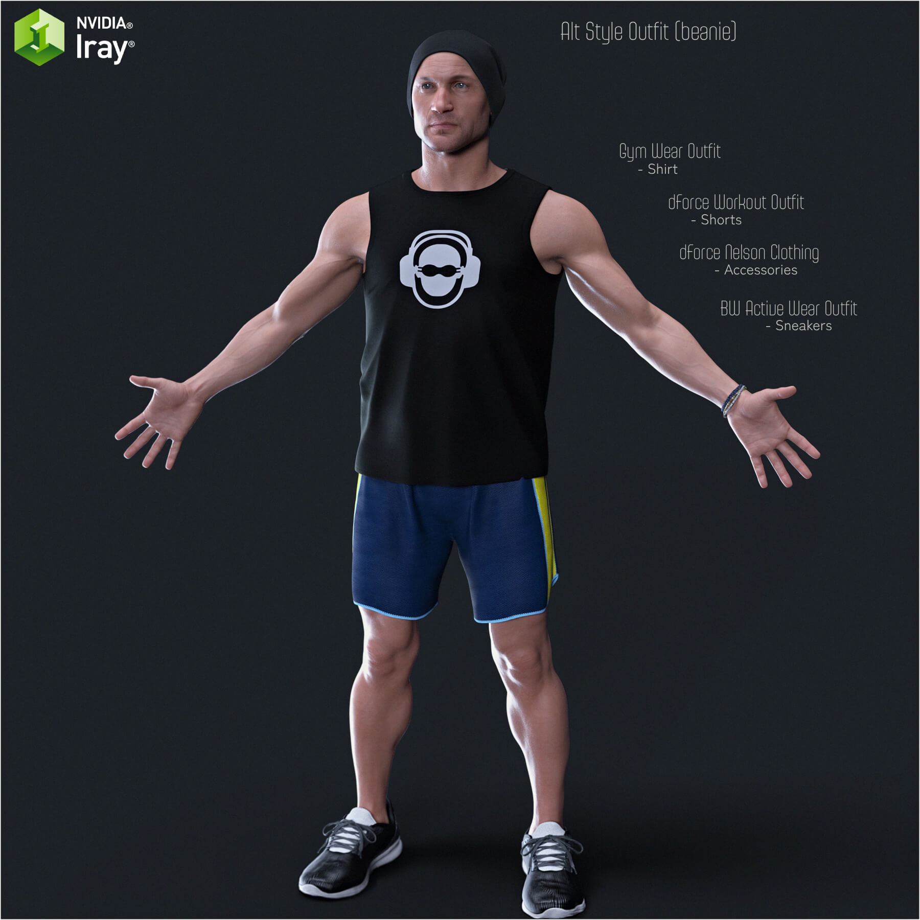 Carlos HD and his Expressions for G8/8.1M Daz Content