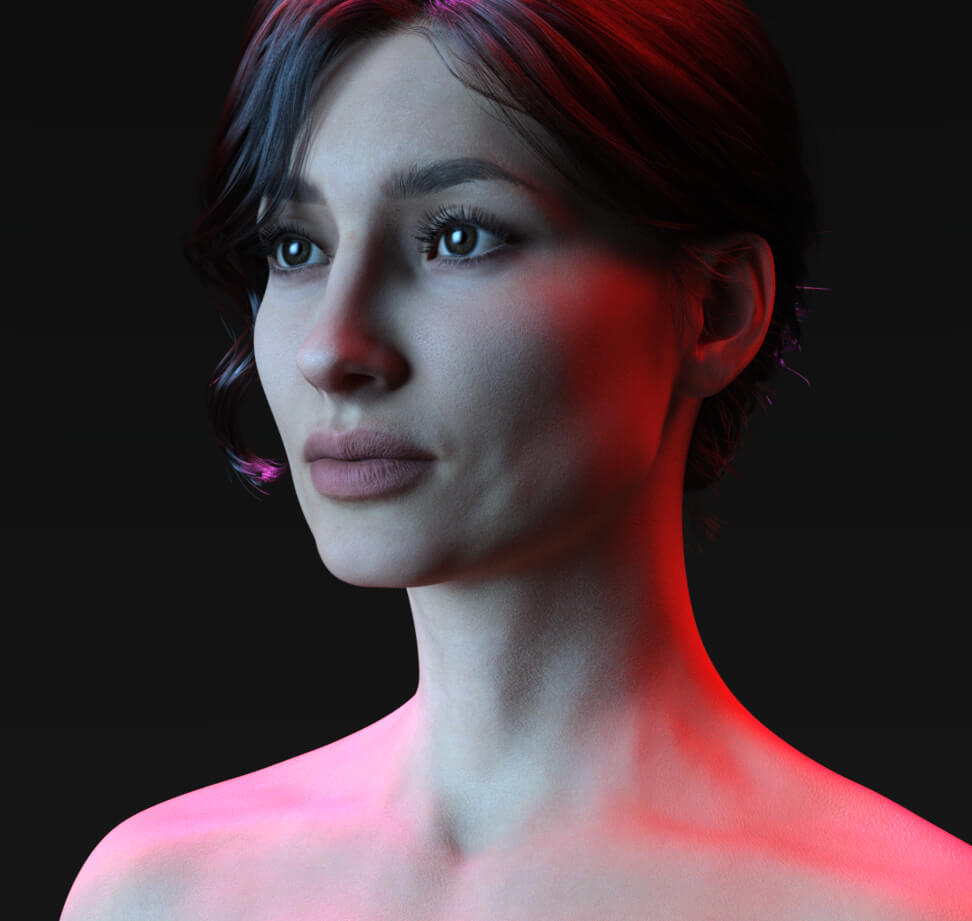 Isabel HD Details Showcase 3D Render, Digital Artwork by Sza Trippie