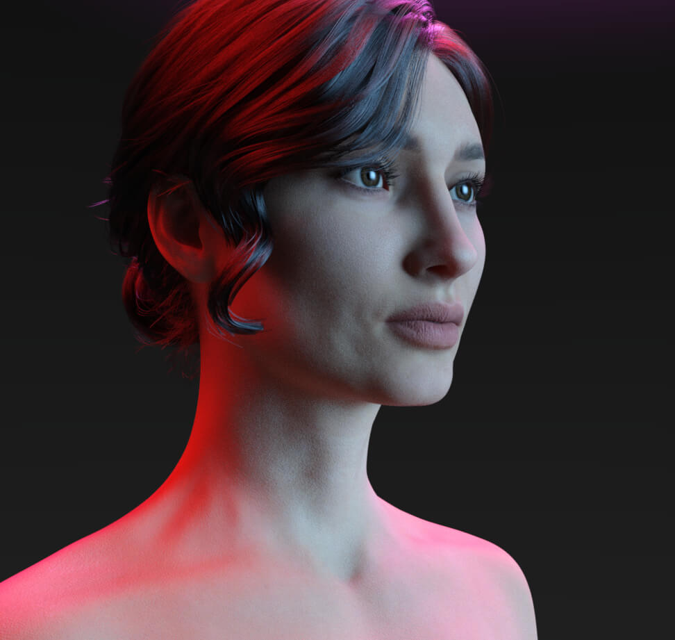 Isabel HD Details Showcase 3D Render, Digital Artwork by Sza Trippie