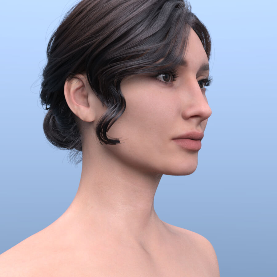 Isabel HD Details Showcase 3D Render, Digital Artwork by Sza Trippie
