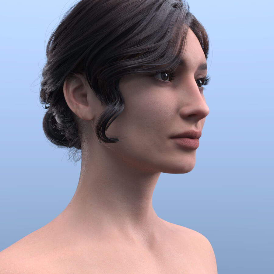 Isabel HD Details Showcase 3D Render, Digital Artwork by Sza Trippie