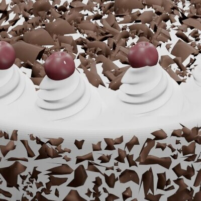 Simple Cake and Cake Slice