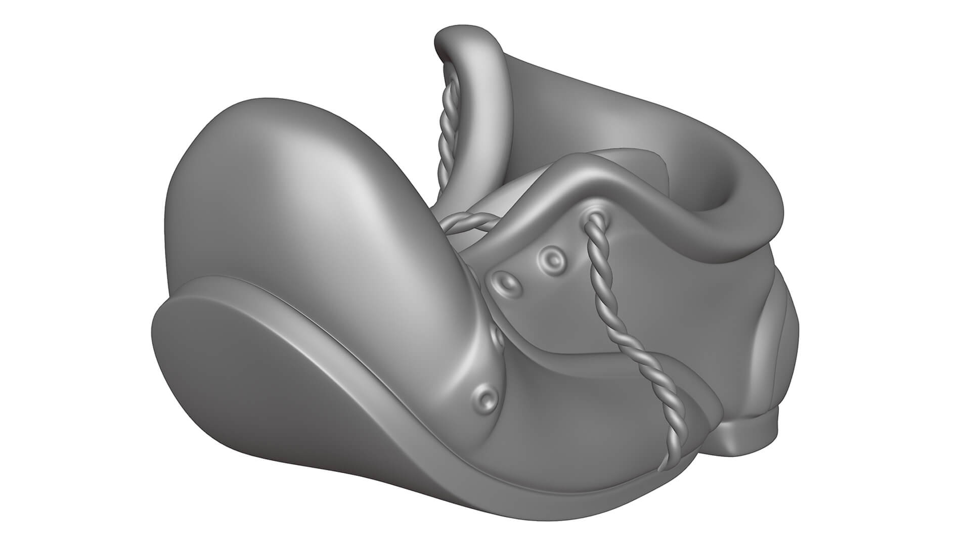 Ashtray - Shoe 3D Print Model 3D Model