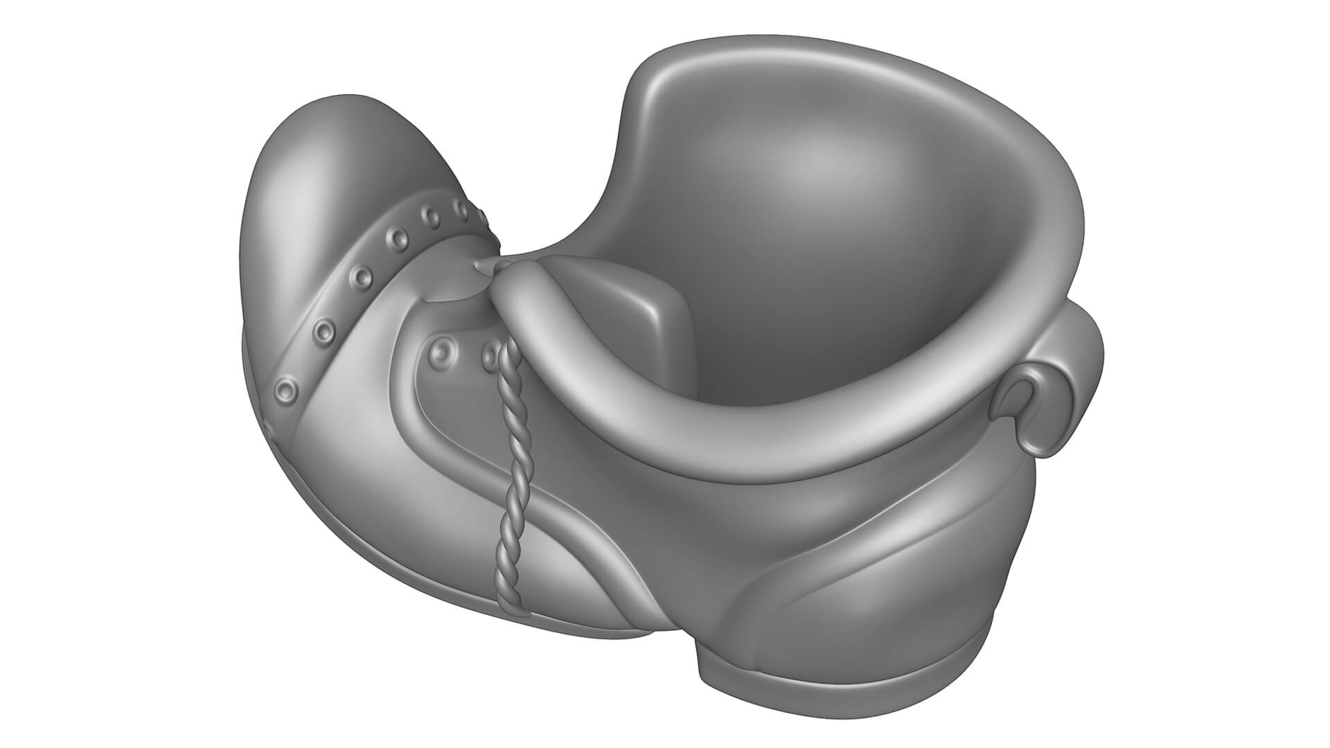 Ashtray - Shoe 3D Print Model 3D Model