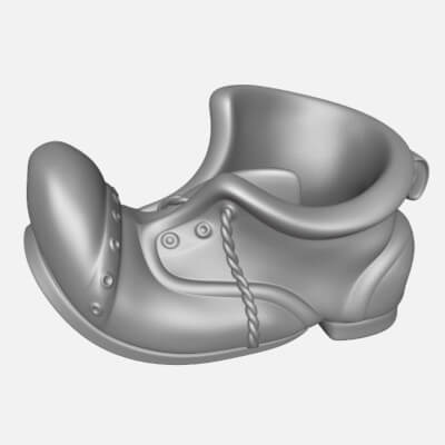 Ashtray - Shoe 3D Print Model